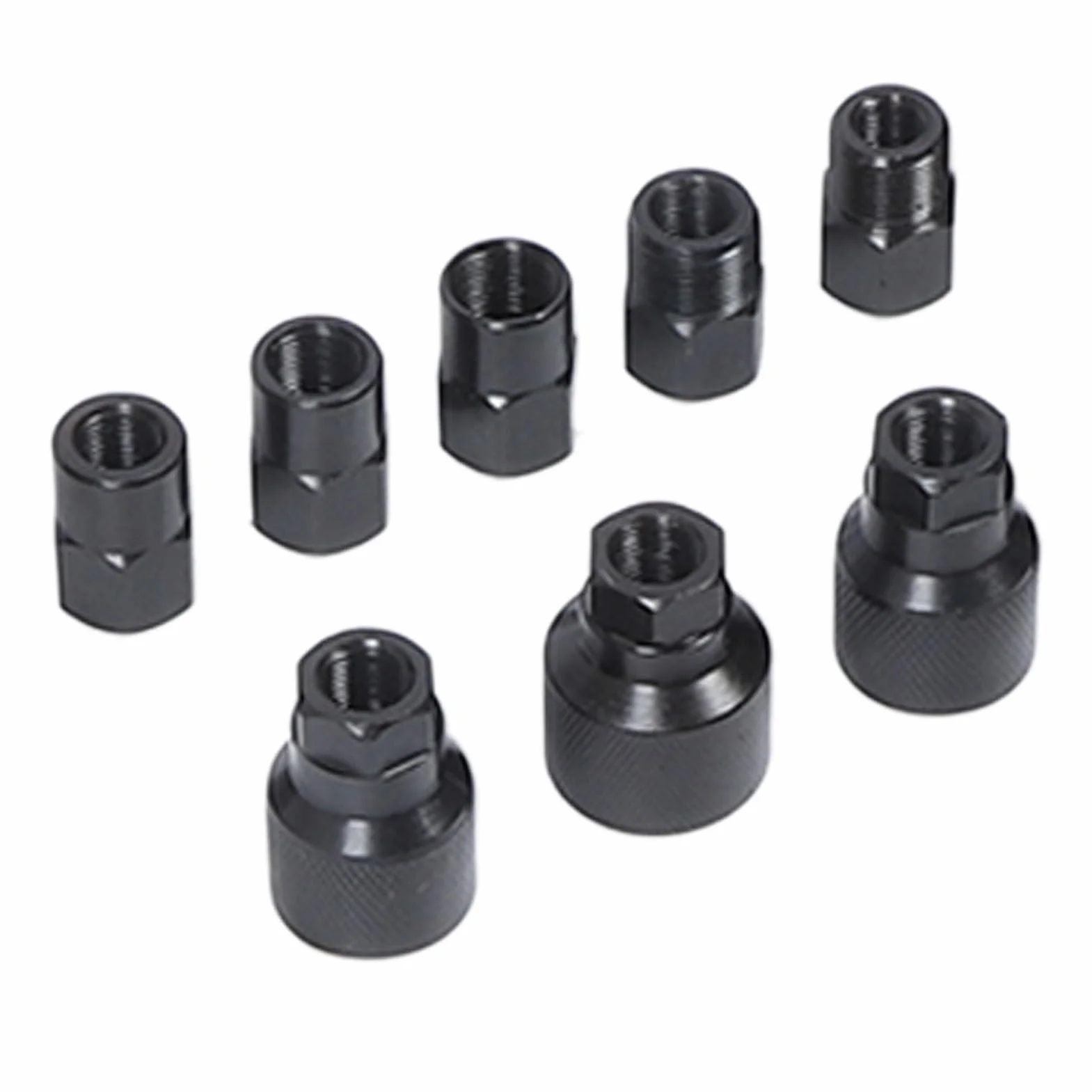 Kit d'outils d'extraction d'injecteur 21 pièces, ensemble d'extracteur d'injecteur pneumatique en métal robuste avec 21 adaptateurs, outil de suppression de rouille pour
