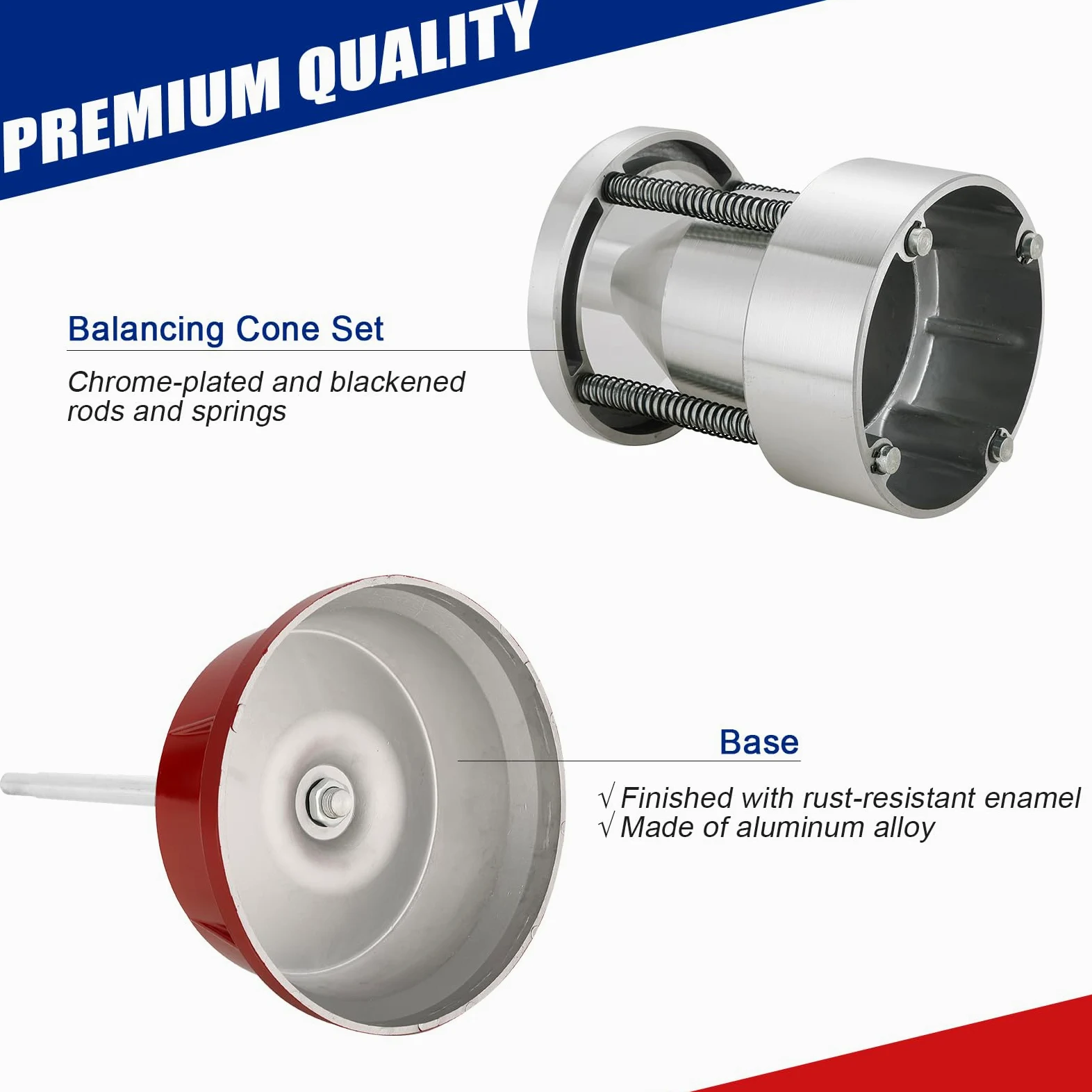 NYXOVA Équilibreur de Roue à Bulles Portable, équilibreur de Roue Robuste avec Niveau à Bulle, équilibrage des pneus pour Voitures et camions, Machine d'équilibrage de pneus de Jante pour réparation