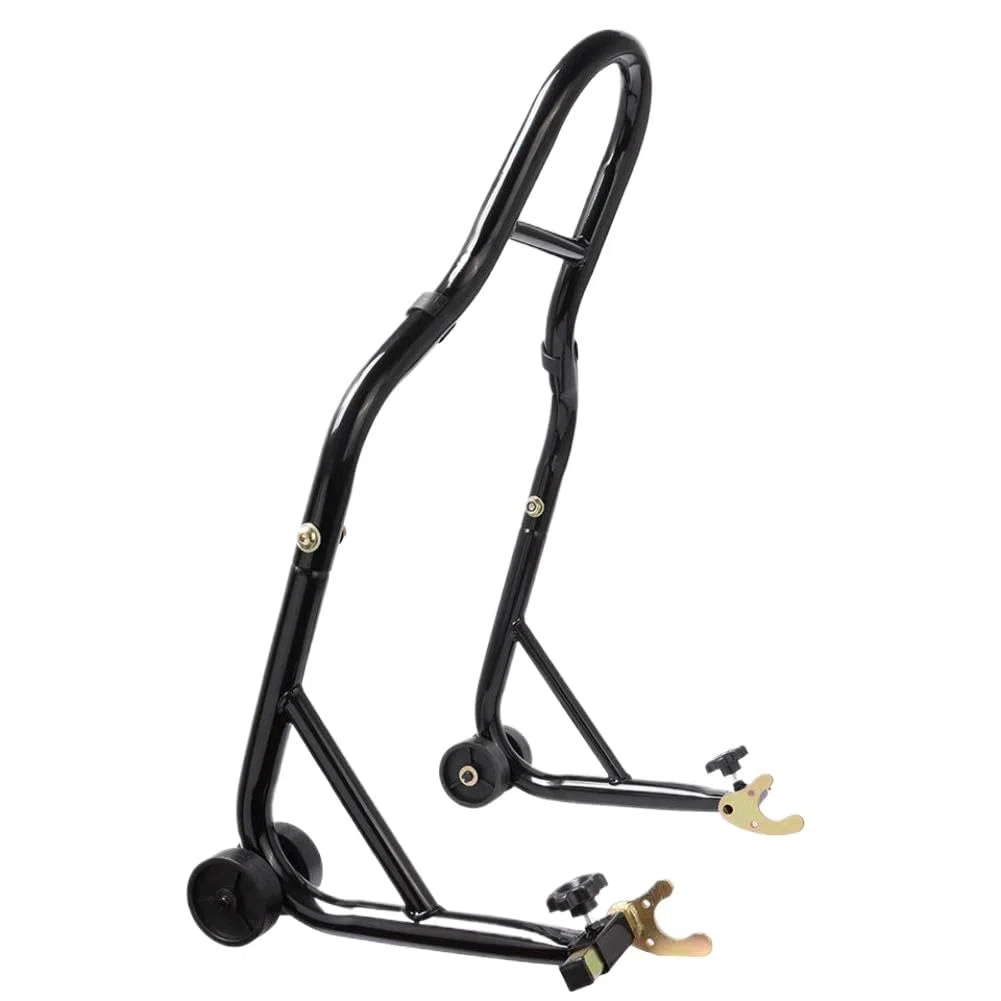 Support de roue arrière de moto compatible avec les modèles universels(Black)