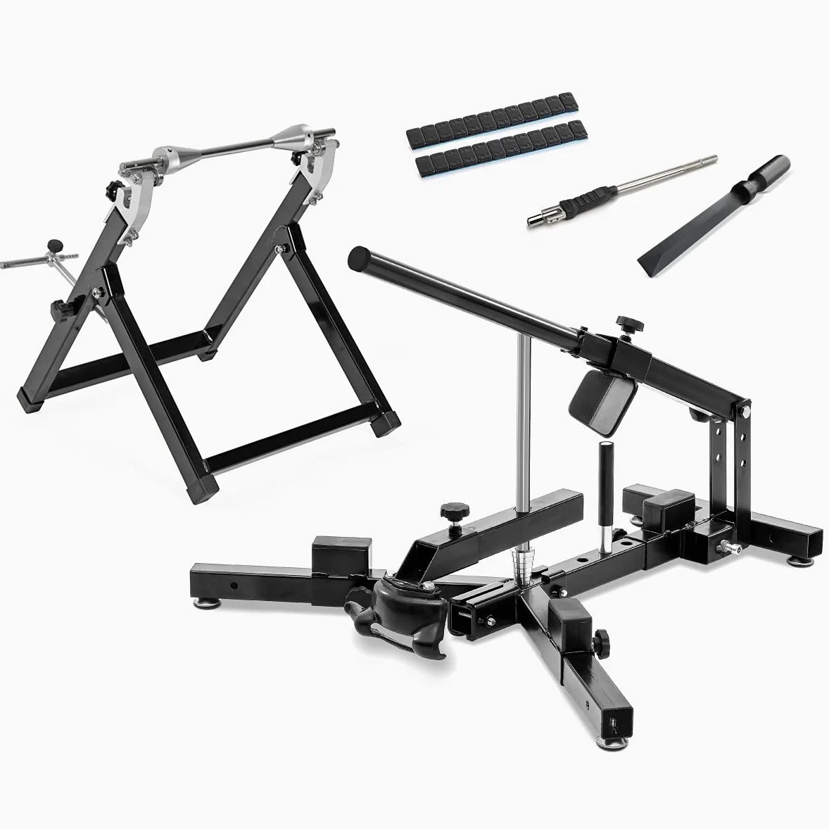 Set Démonte Pneu Moto MD4 + équilibreuse Pneu + Accessoires équilibreuse