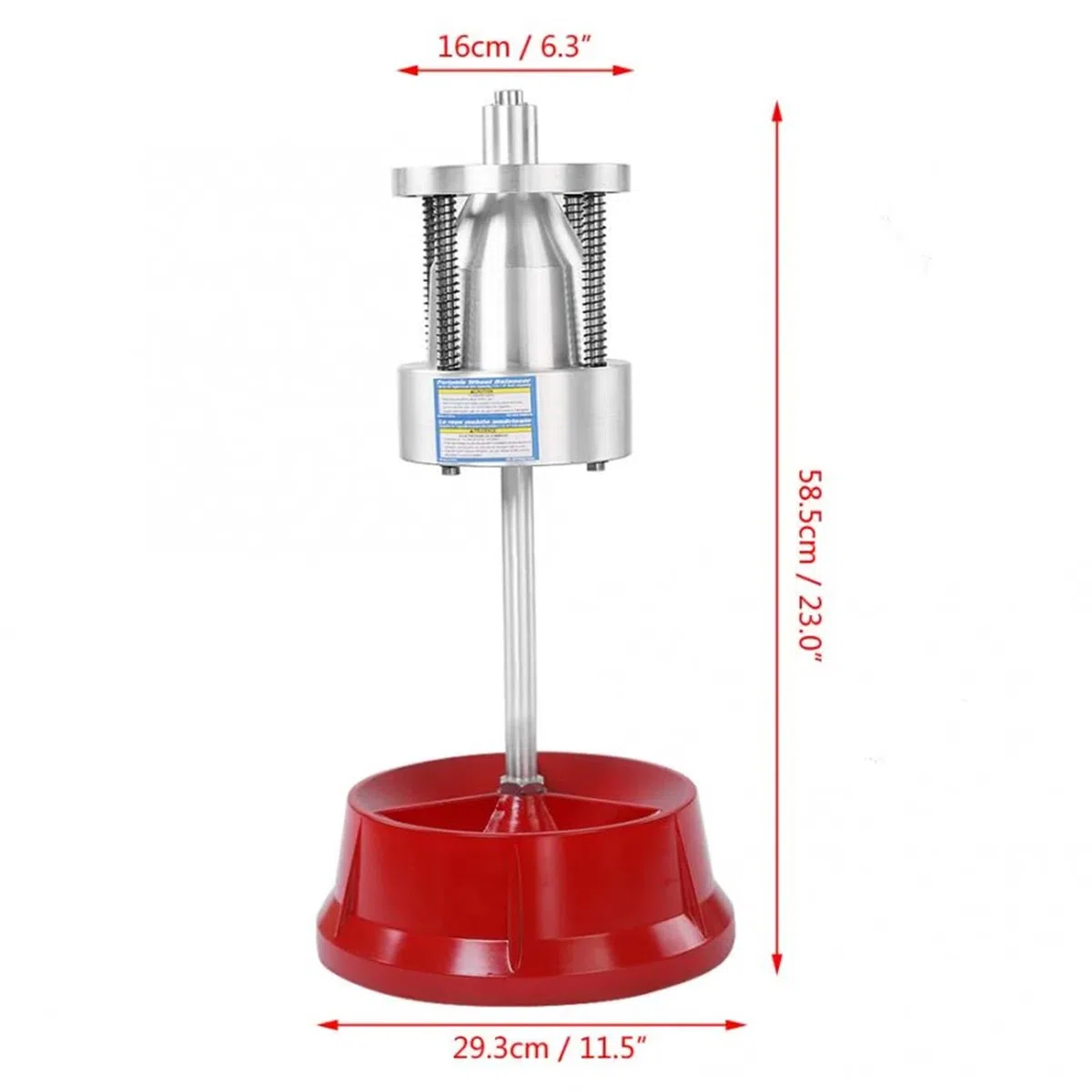 Outil de changement d'équilibrage de pneus pour voiture, camion, moto - Équilibreur de roue portable à bulles - Outil de changement de pneu pour un équilibrage facile des roues
