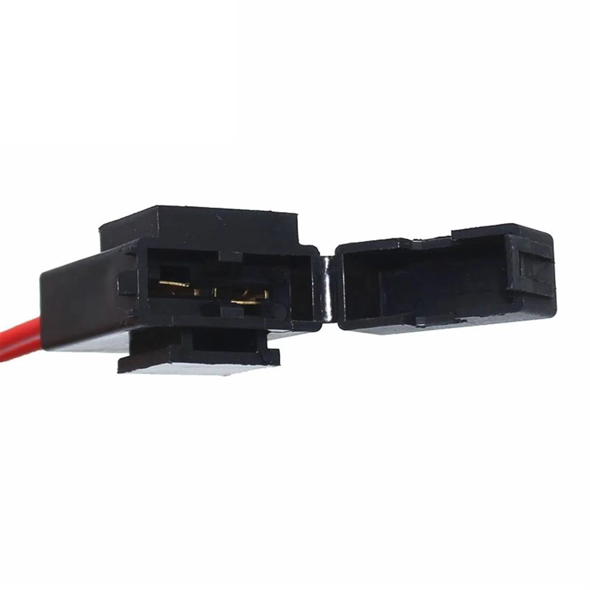 Porte-fusible ATC en Ligne, Fil de cuivre AWG 12V 24V, Lame d'alimentation avec fusible et fusible de Lame de Voiture 2A 3A 5A 7,5A 10A 15A 20A 25A 30A 35A, 100 pièces(35A and Fuse Holder)