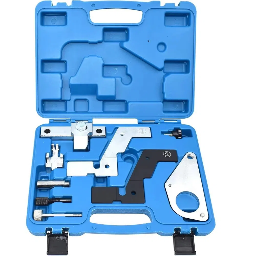 Tendeur de chaîne Kit De Calage De Distribution Moteur Diesel 13 Pièces Compatible Avec BMW Pour X3 X5 E34 E36 E38 1.7L 2.0L 2.4L 2.5L 3.0L M41 M51 M47 M57 N47(9 pcs improved)