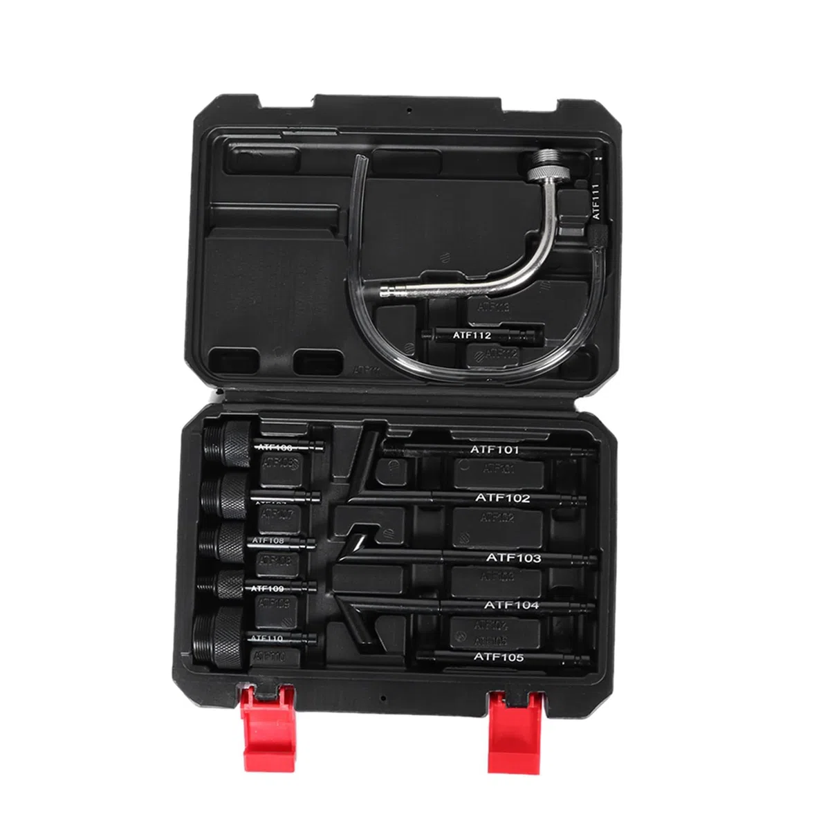 Distributeur d'outils de remplissage de boîte de vitesses pneumatique 10L avec adaptateur ATF 13PCS pour le transfert de fluide rapide et sûr, adapté aux réparations et mécaniciens automobiles