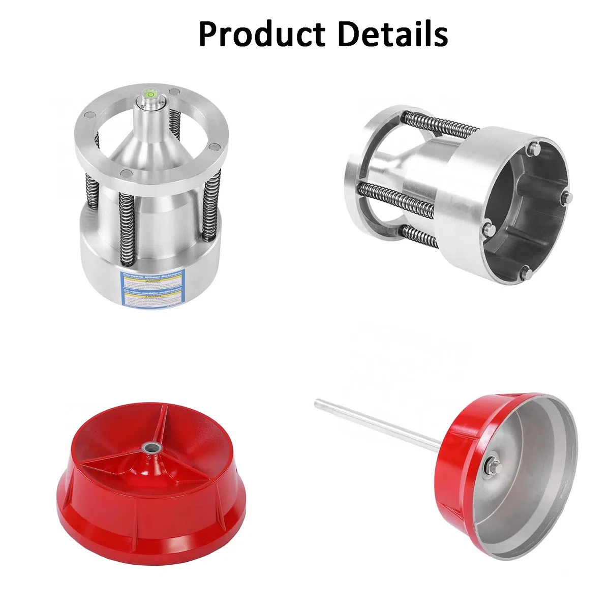 Outil de changement d'équilibrage de pneus pour voiture, camion, moto - Équilibreur de roue portable à bulles - Outil de changement de pneu pour un équilibrage facile des roues