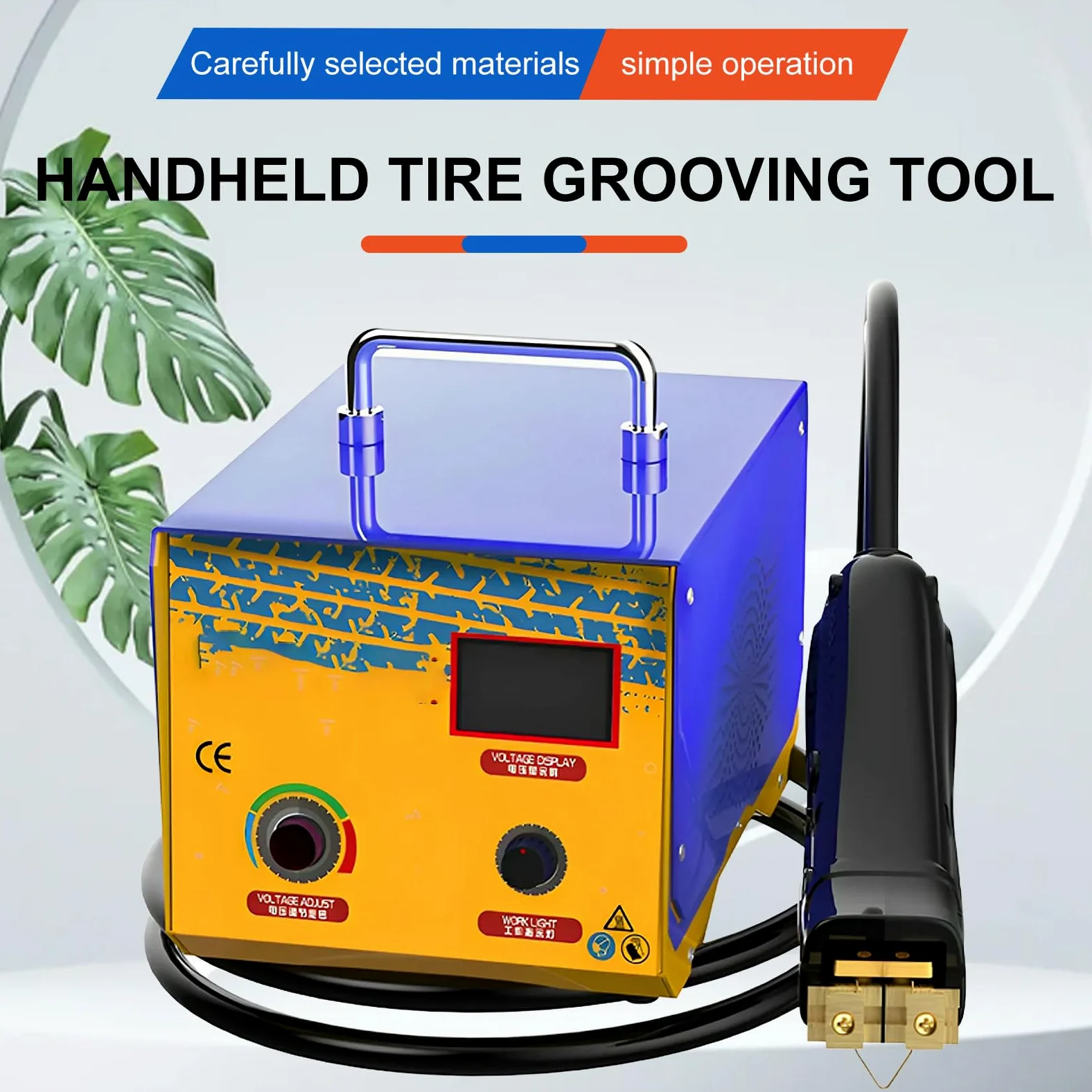 Machine à rainurer professionnelle pour caoutchouc et pneus, outil de rainurage tout-terrain efficace avec design durable